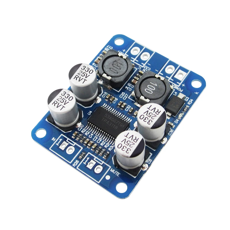 

5pcs TPA3118 PBTL mono digital amplifier board 1X60W 12V 24V POWER AMP in stock