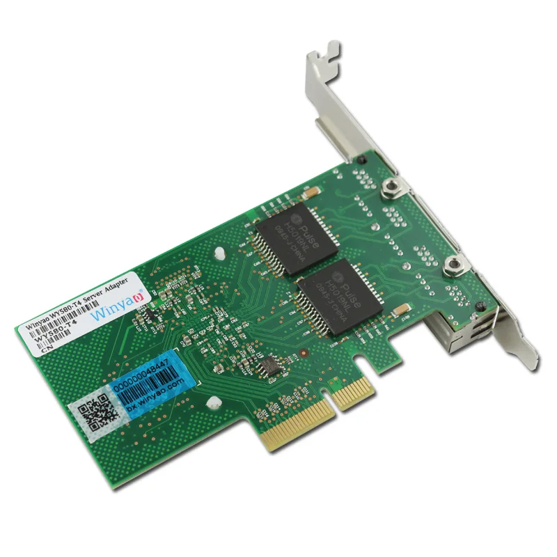 Сетевая карта PCIe на 4 порта Gigabit Ethernet сетевой адаптер 1000 Мбит/с I340T4 для сервера|network
