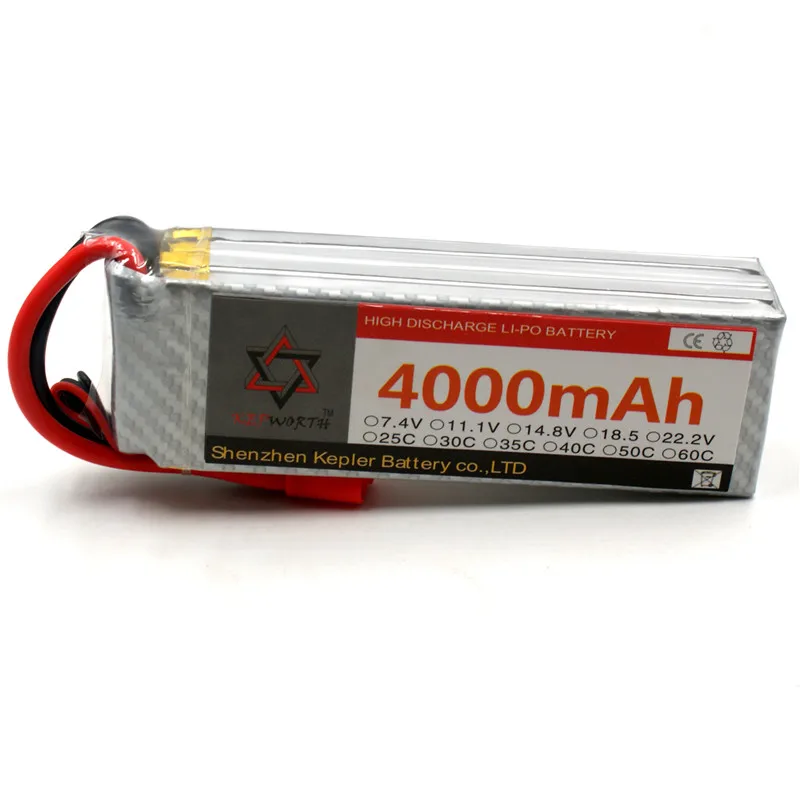 Литий полимерная батарея для радиоуправляемой модели 14 8 в 4000 мАч литий ионный