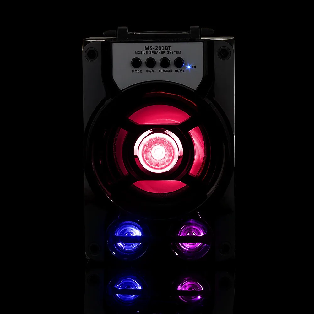 Беспроводная Портативная мультимедийная Колонка HIPERDEL C328 светодиодная Bluetooth