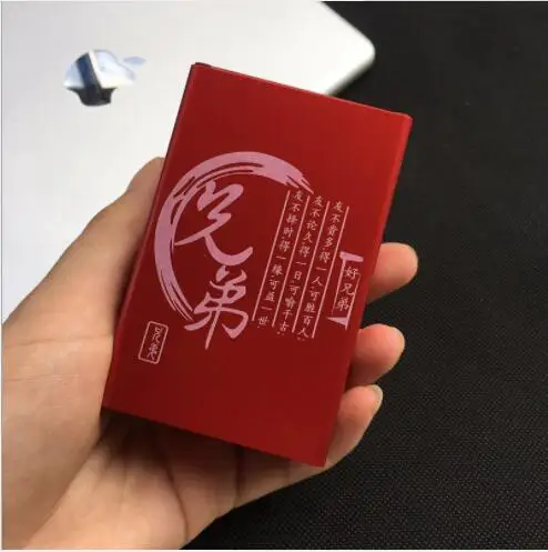 2018 new fashion metal cigarette case supre ultra thin Aluminium alloy box can held 20 cigarettes | Дом и сад