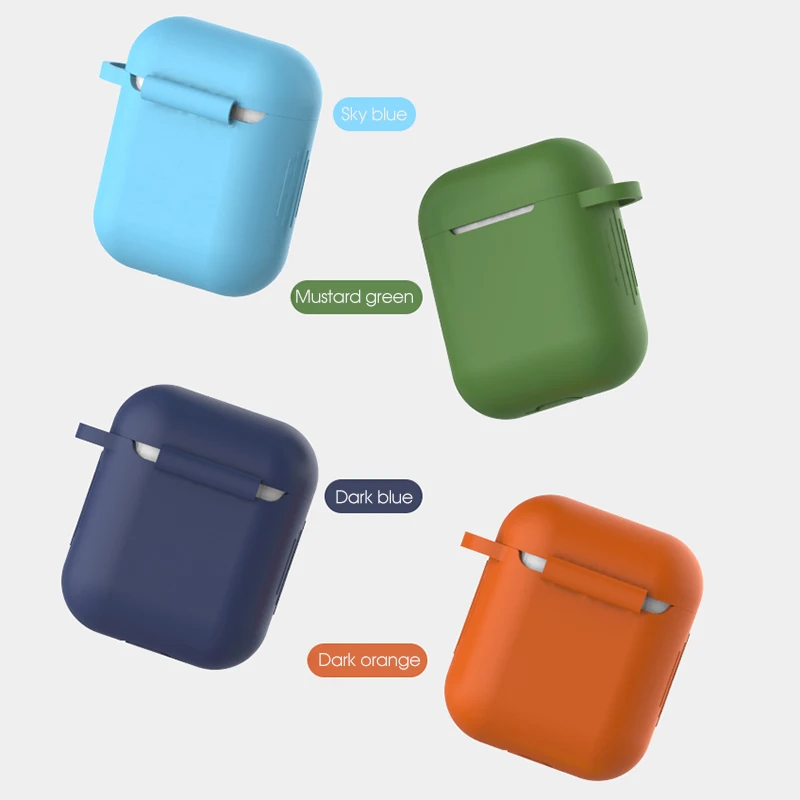 Чехол CASPTM для Airpods силиконовый защитный чехол сумка Bluetooth гарнитуры Apple AirPods 1-го