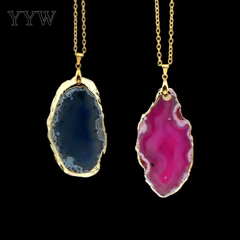 Ювелирные изделия из натурального камня Хрустальная подвеска кварцевые Агаты