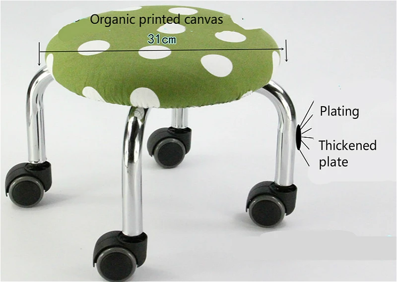 Стул для маникюра и педикюра из ткани|Табуреты пуфики| |