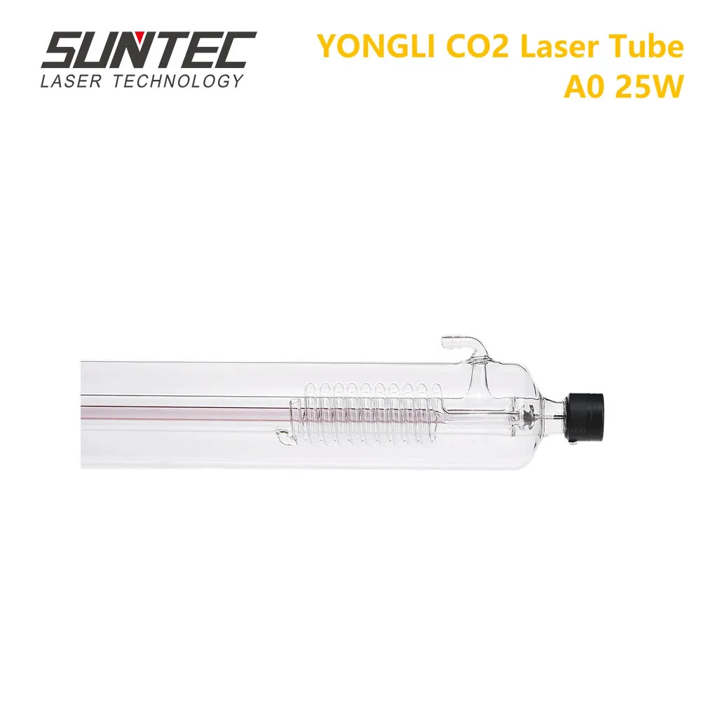 SUNTE YONGLI A0 25W CO2 длина лазерной трубки 600 Dia. 80 мм для гравировки резки с деревянной
