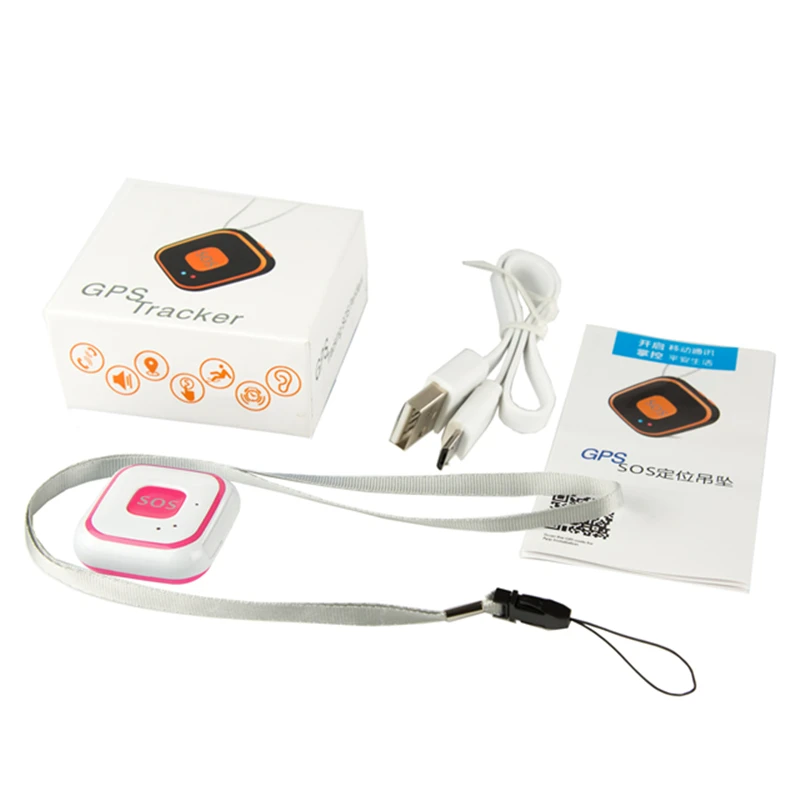Мини Портативный GPS трекер Водонепроницаемый для детей пожилых домашних