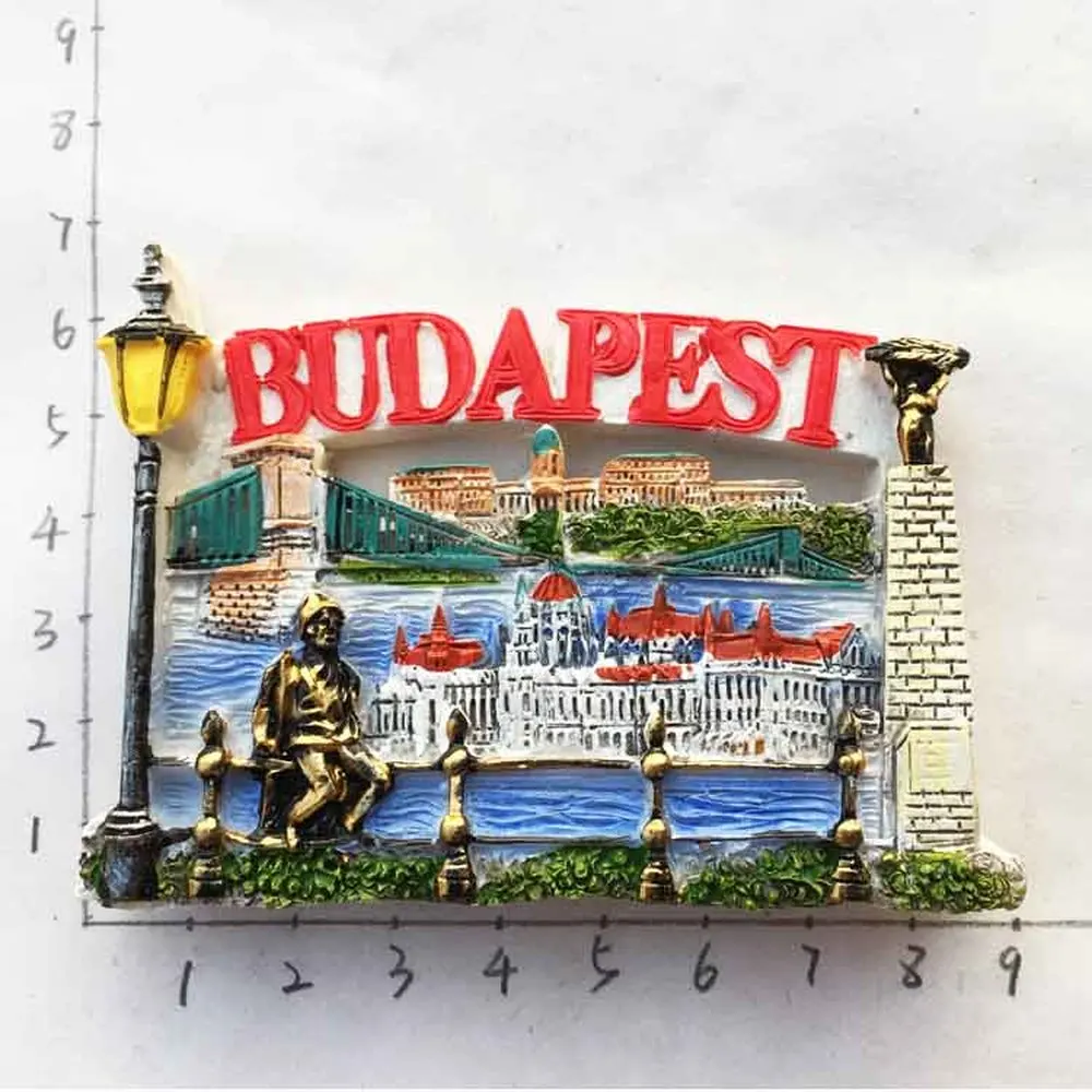 BABELEMI Budapest Венгрия туристические сувениры магнит на холодильник 3D декоративный