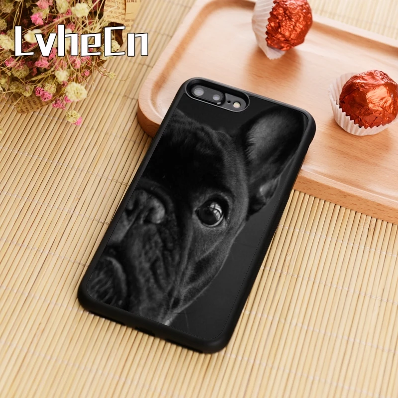 LvheCn French Bulldog Art Phone Case Cover For iPhone 4 5 6 6s 7 8 plus X XR XS max 11 Pro Samsung Galaxy S7edge S8 S9 S10 |