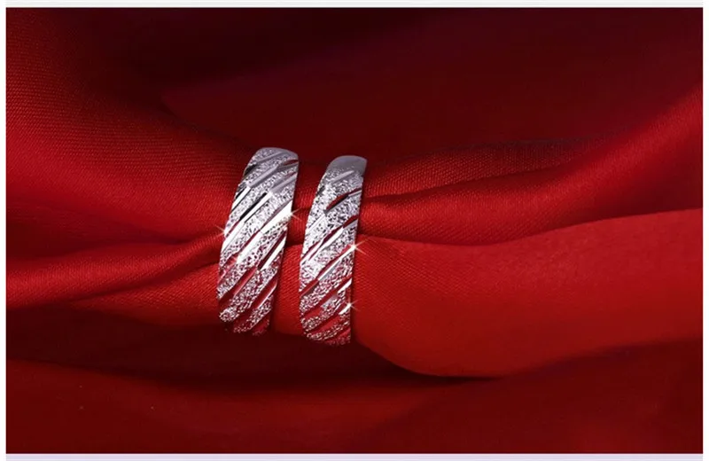 Горячая продажа пара колец ювелирные изделия Модные посеребренные кольца для