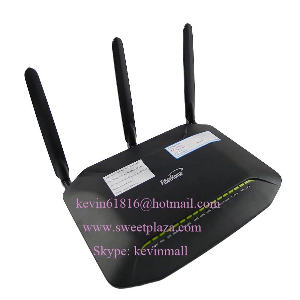 HG268XF GPON ONU с CATV РЧ портом 4GE LAN двухдиапазонная антенна 2,4G и 5G wifi 5dbi