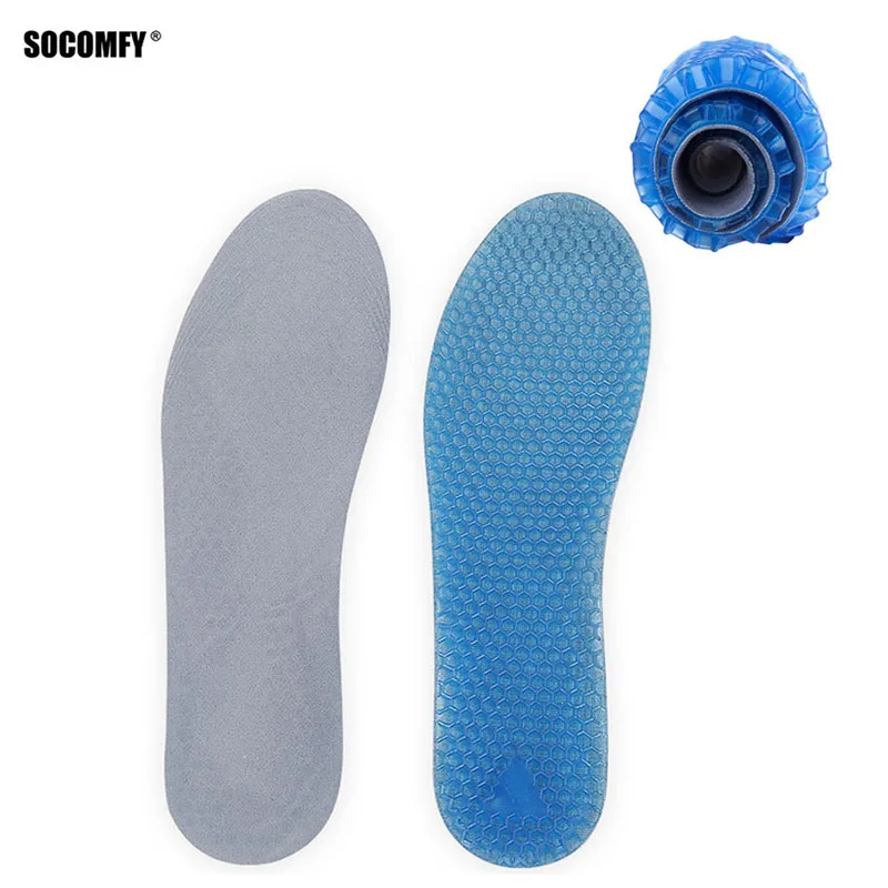 SOCOMFY силиконовые стельки массирующие спортивные колодки для обуви