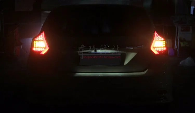 Для Ford Focus 3 задние фонари 2012- Focus Hatch задний светодиодный фонарь задний фонарь DRL+ тормоз+ Парк+ сигнальный светодиодный фонарь для автомобиля