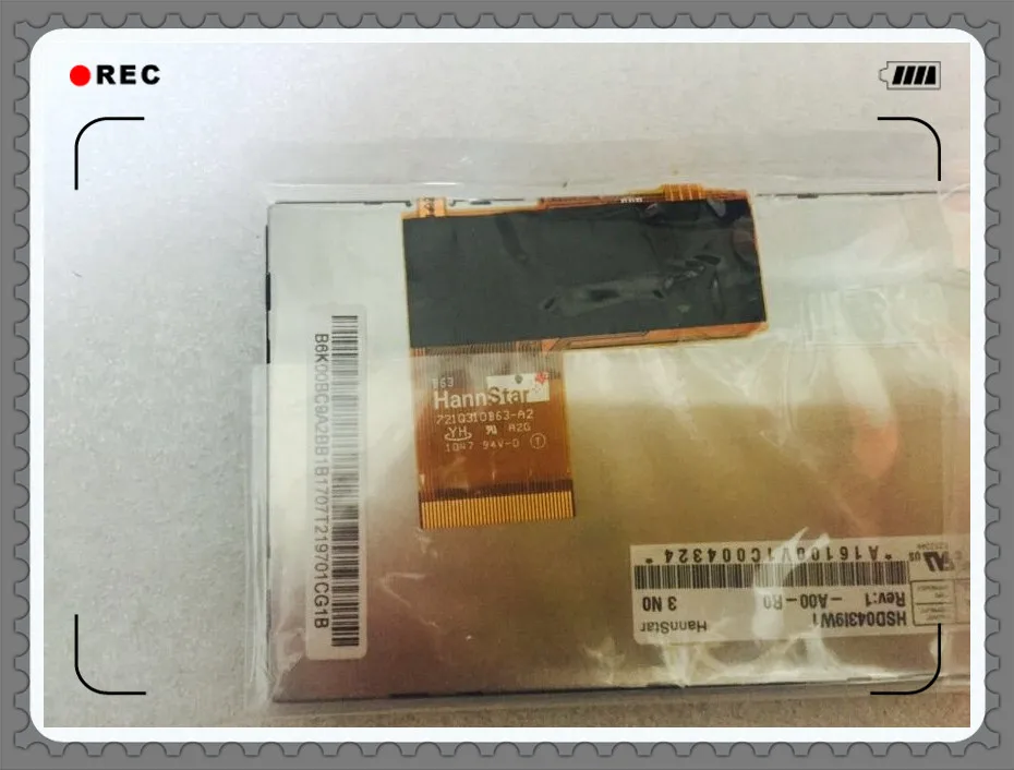 Оригинальный Новый Hannstar 721Q310B63 A2 4 3 дюймовый HSD043I9W1 A01 REV: 0 A00 LCD + сенсорная панель GPS