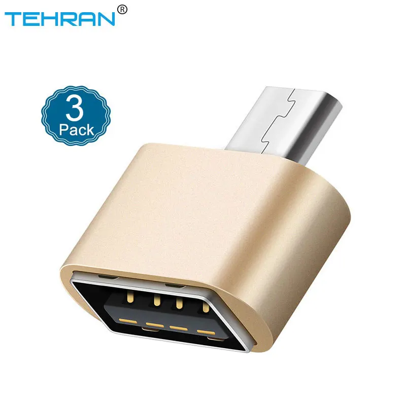 3 пакета микро USB OTG адаптер флэш накопитель ПК конвертер для Samsung Xiaomi Micro к кабель