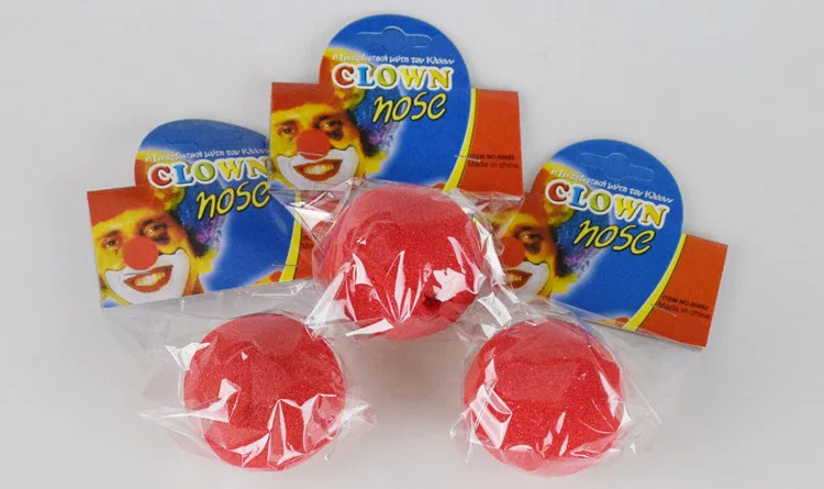 1 шт. горячая Распродажа очаровательных красных шариков пены цирк клоунский нос
