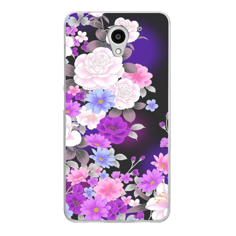 For ZTE A510 Fashion Colorful Flower Flora Smile Face Painted Cute Pattern Clear Soft TPU Silicone Case B078 |