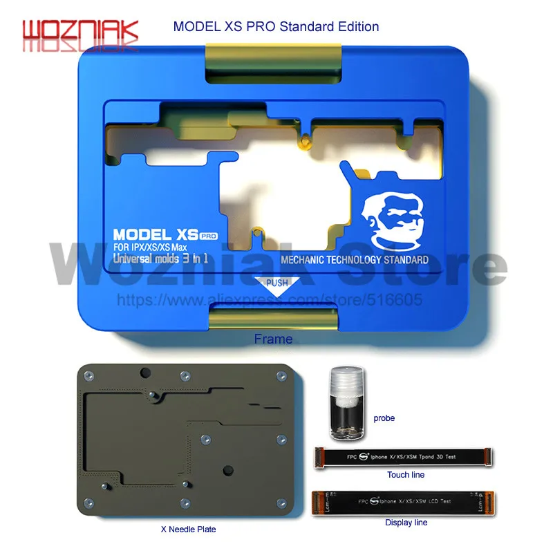 Механическая модель XS PRO isoket PCB Материнская плата функциональная испытательная арматура для IPHONE X XS MAX тестер обслуживания