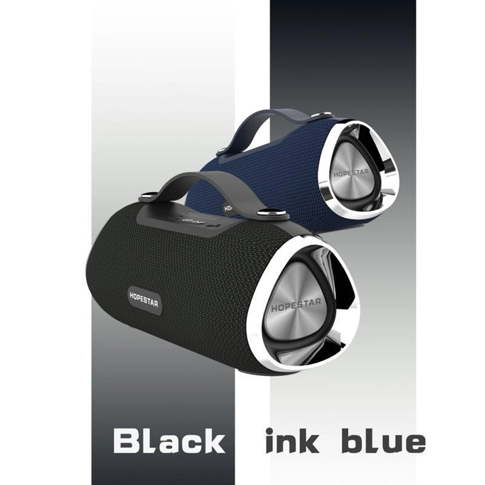 HOPESTAR Bluetooth динамик беспроводной портативный Саундбар двойной бас стерео громкий