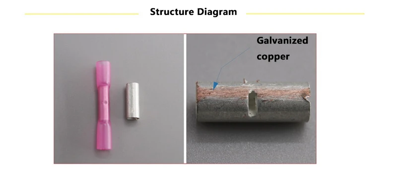 30-50 шт./лот высокое качество BHT1.25 BHT2 BHT5.5 изолированный термоусадочный стыковый провод электрический обжимной разъем