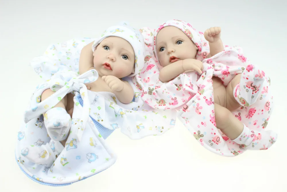 Миниатюрная двойная кукла милая маленькая силиконовая виниловая детские