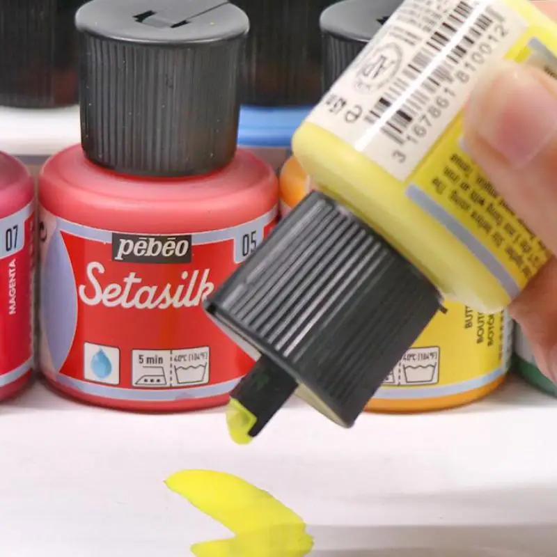 Французские импортные 19 цветов шелковых пигментов текстиль сделай сам ручная