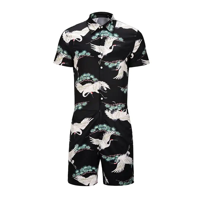 Фото Crane Bird Men Rompers 3D Print Jumpsuits Playsuits Harajuku Harem Cargo Overalls One Piece Jumpsuit Hawaiian Shirts Men's Sets Мужская Crane Bird Men Rompers 3D Print Jumpsuits Playsuits Harajuku Harem Cargo Overalls One Piece Jumpsuit Hawaiian Shirts Men's Sets Мужская