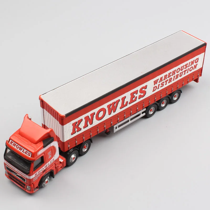 1/76 масштаб бренд корги Volvo FH12 FH контейнер тяжелый грузовик Ноулз склад трейлер коробка металлическая литая под давлением модель автомобиля игрушка миниатюрная