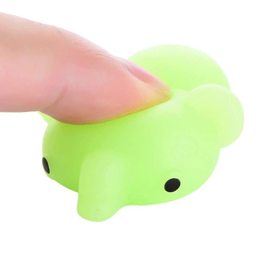 TOFOCO 10pcs/Set Squishy Toy Kawaii Cute Mini Soft Hand Pinch Squeeze Stress Relief Decompression Charm Toys Kid Adult Gifts | Игрушки и