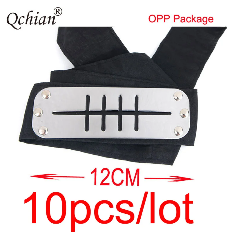 10 шт./лот Наруто Rebel повязка на голову металлический Размер 4 см* 12 см аниме Наруто головные уборы повязка на глаза для косплея - Цвет: naruto-head-29-10