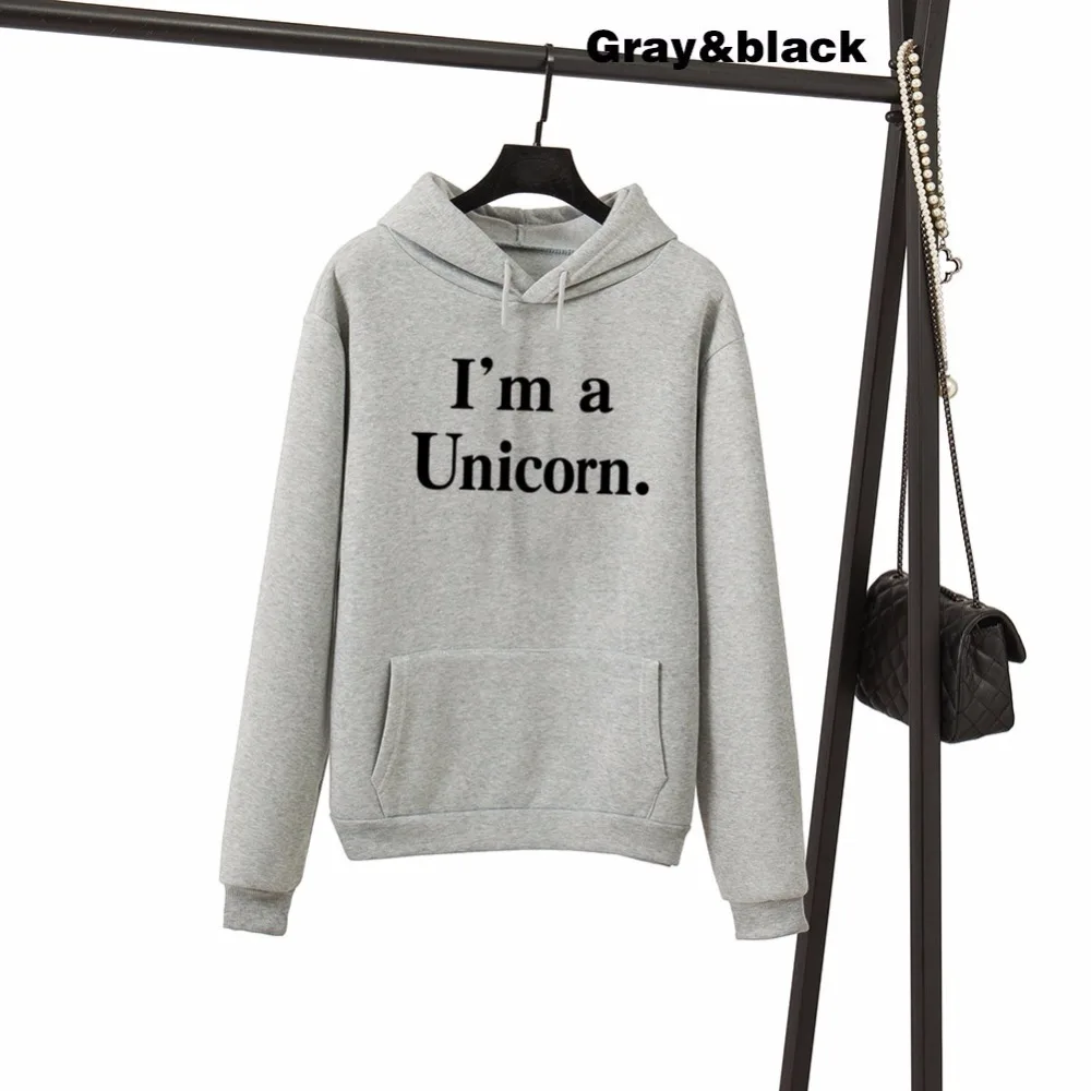Женский свитшот с длинным рукавом I'm A Unicorn Осенний Повседневный пуловер