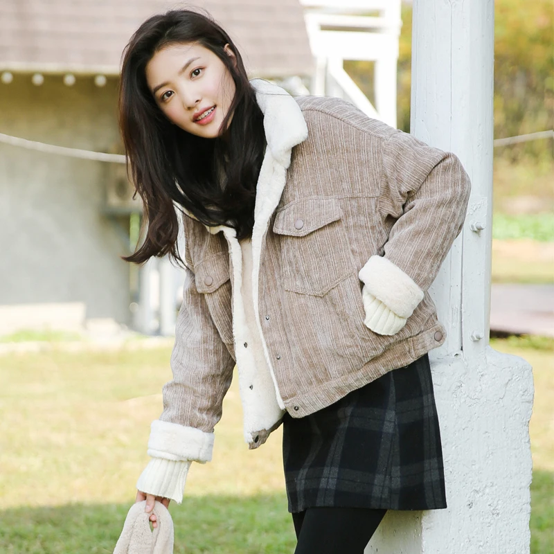 Женская Базовая куртка 2020 модная короткая зимняя женское утепленное хлопковое