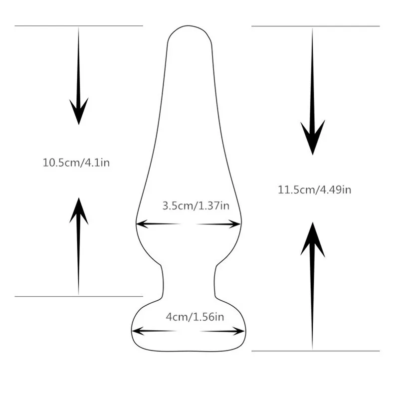 Анальная пробка для женщин взрослый флирт игрушка секс игры Черный силиконовый
