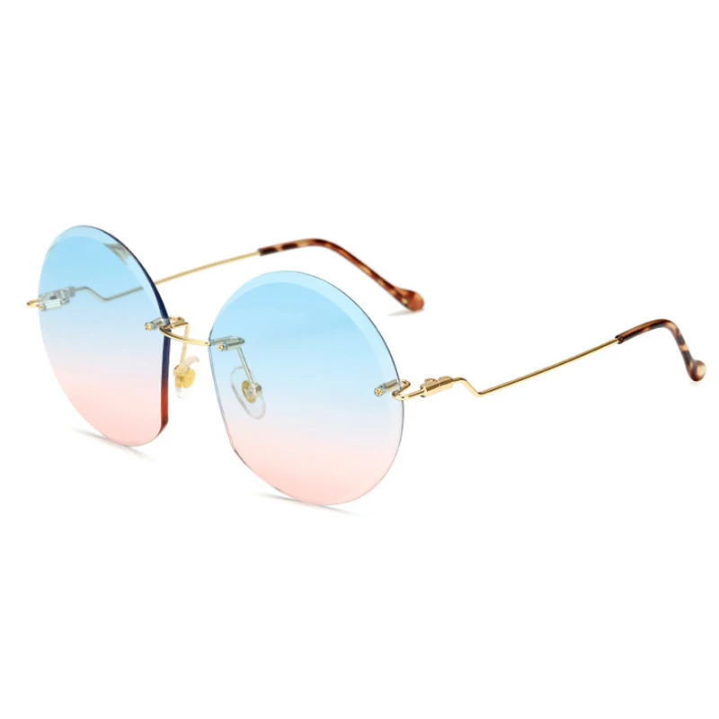 Брендовая Дизайнерская обувь без оправы Винтаж круглые поляризованные