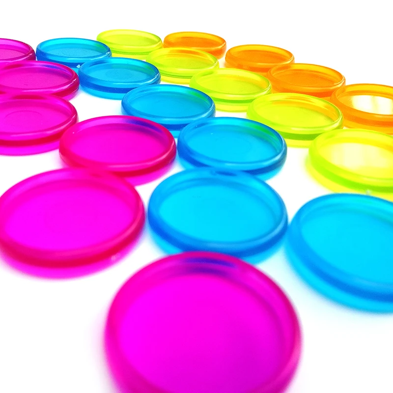 Разноцветные Круглые Кольца 10 шт. пластиковые переплетные кольца с внутренним