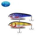 Рыболовная приманка для щуки, 90 мм, 21 г, тонущий Джеркбейт, жесткая приманка для щуки, приманка для ловли щуки с усиленными тройными крючками