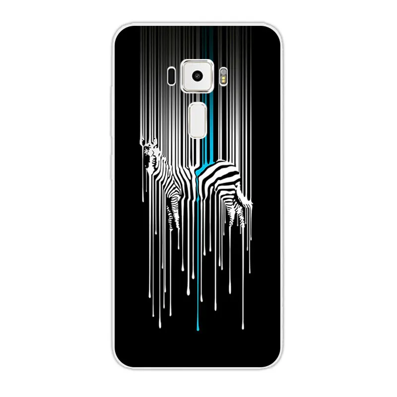 Для Asus Zenfone 3 ZE552KL задняя крышка Chrysan дизайн Мягкая Силиконовая накладка мобильный чехол для телефона для Asus Zenfone 3 ZE552KL корпус - Цвет: 19