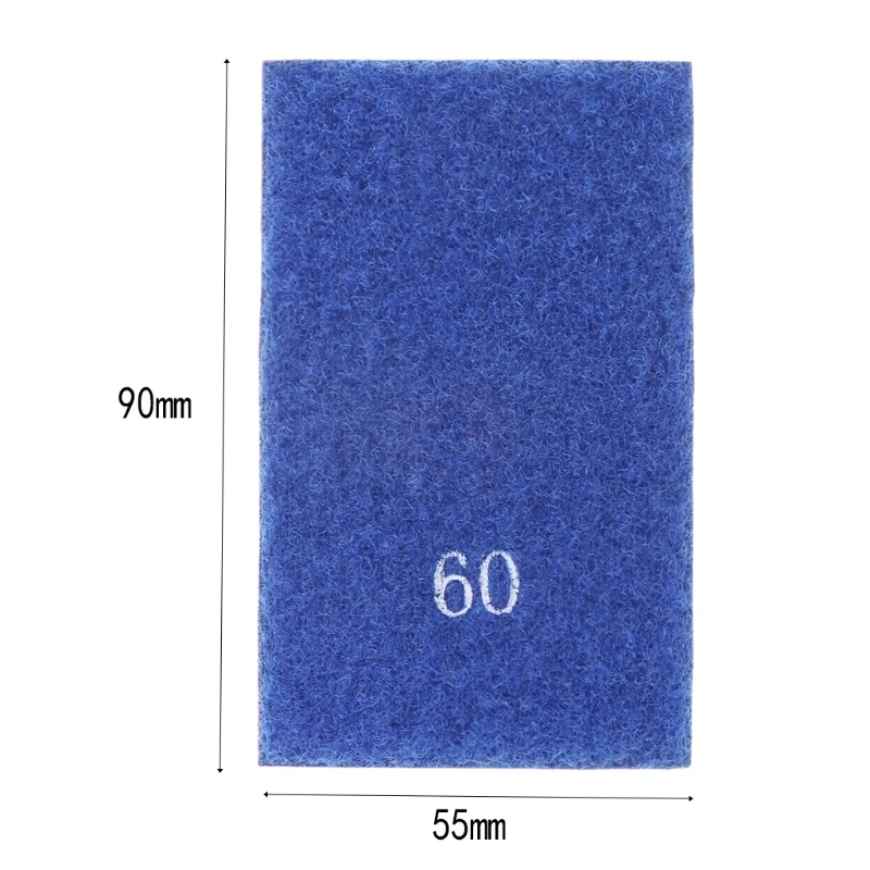 

Electroplated Diamond Hand Polishing Pad Strip 60-3500 Grit Hook and Loop Backed *dls*