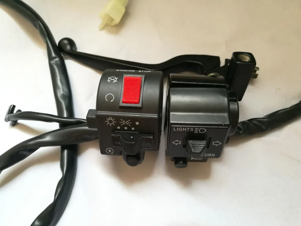 Черный переключатель сигнала поворота мотоцикла на руль | Автомобили и мотоциклы