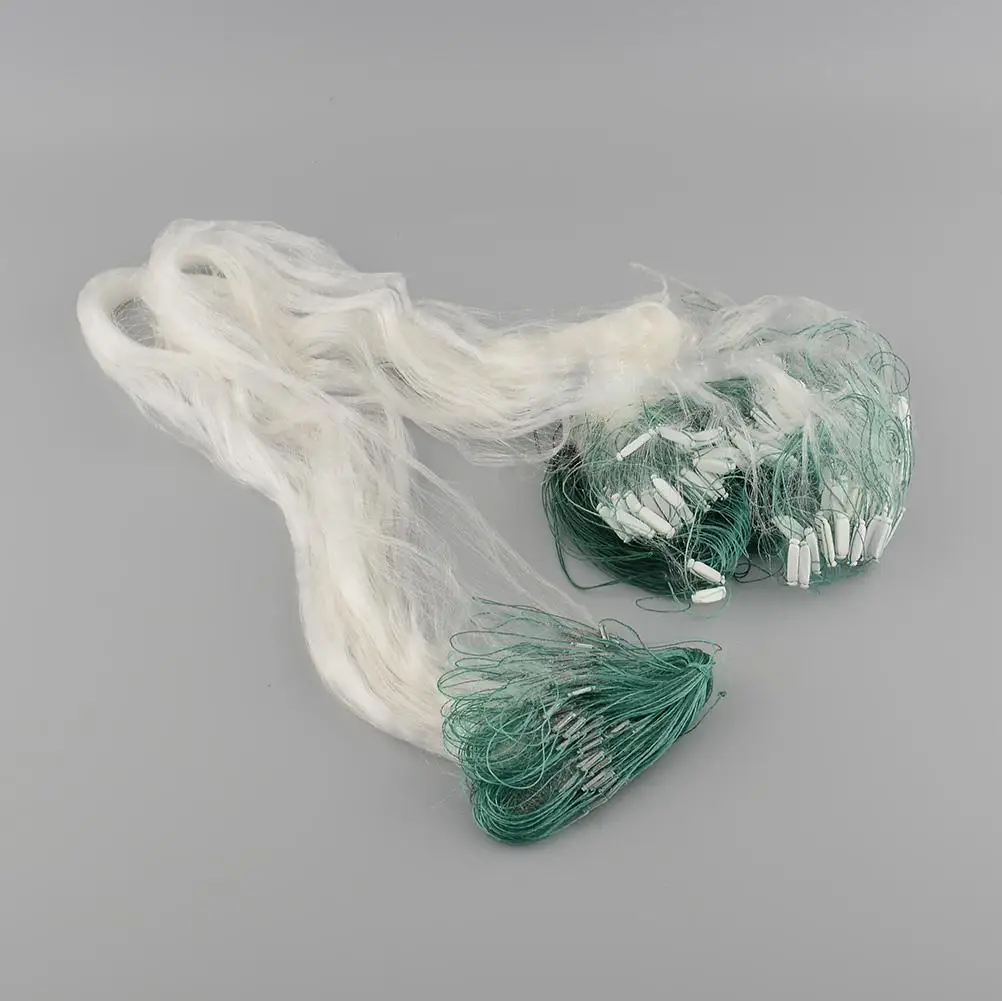 25 м прозрачный зеленый белый монофиламент рыболовная Рыбная ловля Gill Net Sports 25x1 2