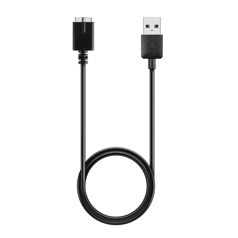 Baodanjiayou Noir Cordon de câble de Chargement USB de 1 m Ligne de Chargeur Rapide pour Polar M430 Montre de Course 