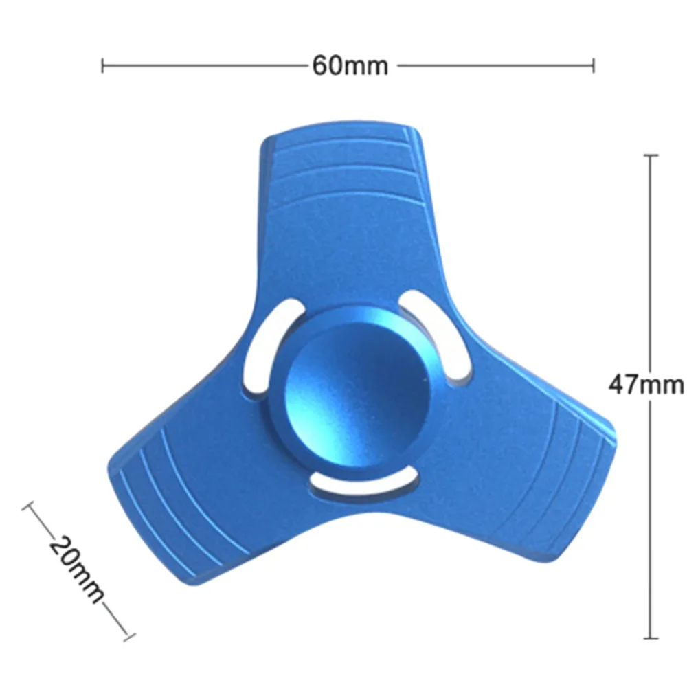 Горячая Распродажа EDC трехсторонний спине НЛО Спиннер цинка алюминиевый ручной