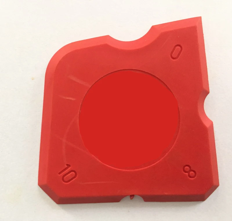 С силиконовым соплом и красной крышкой набор силиконовых отделочных