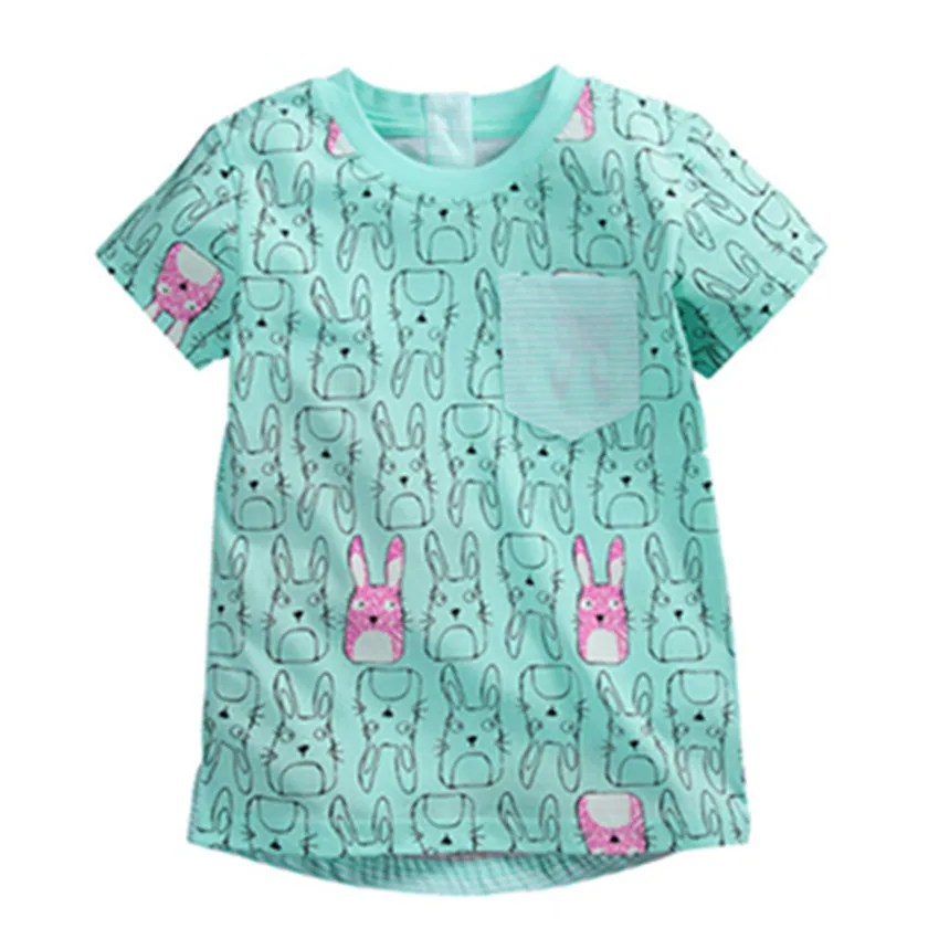 

Summer Baby Girls Tops Tees,Cute Cartoon Ppictures Girls T-Shirt,O-Neck Short Sleeves Children Clothing,Kids Clothes(1-6 Yrs)