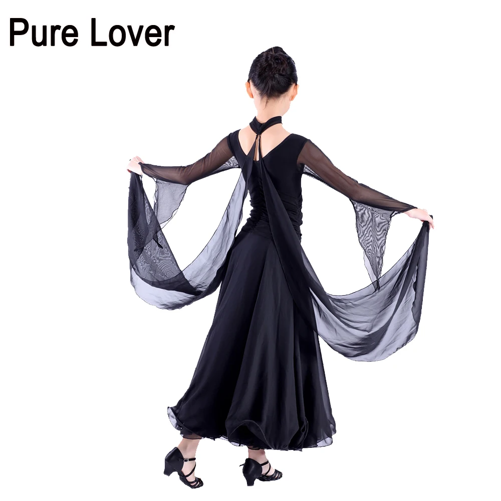 FEECOLOR/современное бальное платье для девочек Детское с v-образным вырезом Вальс