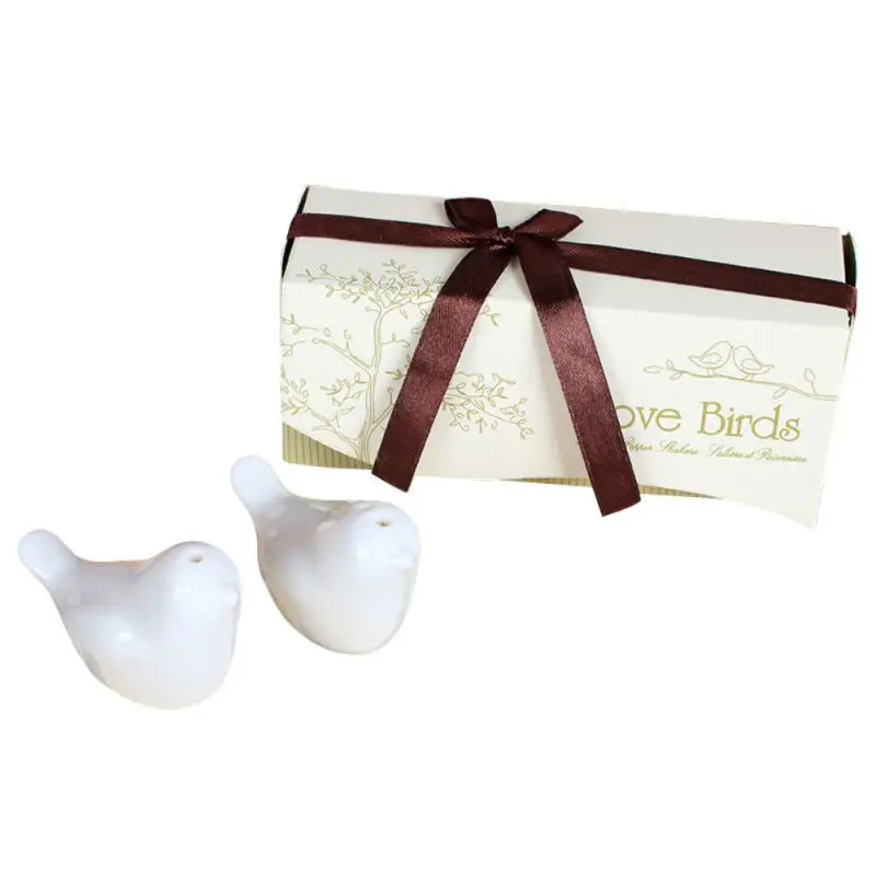 1 Набор/2 шт Креативный дизайн Love Bird шейкер для соли и перца Pots Cruet Caster контейнер