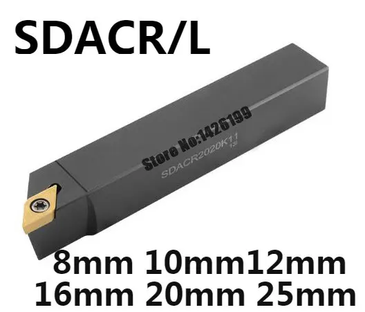 

SDACR0808H07 SDACR1010H07 SDACR1212H07 SDACR1212H11 SDACR1616H11 SDACR2020K11 SDACR2525M11 SDACL CNC External Lathe tools