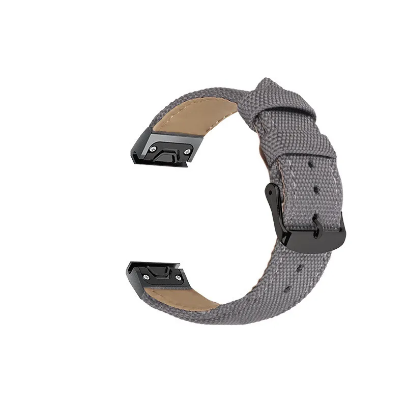 Grey3 Нейлоновый ремешок для Garmin Fenix 5X/Fenix 5/Fenix 5S/Instinct ремешок для часов Garmin Fenix 6X/Fenix 6/Fenix 6S - Цвет: Grey3