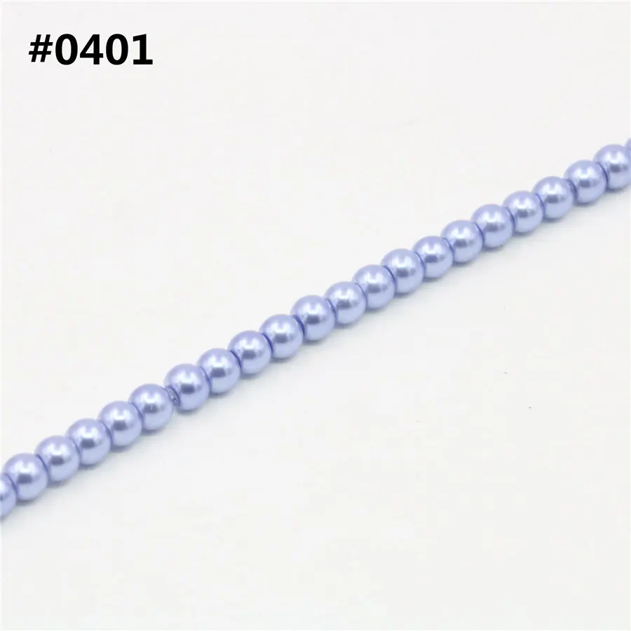 Оптовая продажа оптом 4 мм жемчужные бусины с большим отверстием для
