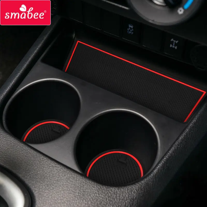 SMABEE ворота Слот коврики для Toyota Hilux SR5 4x4 REVO Hi Rider руководство 2015 2018 Non Slip дверная