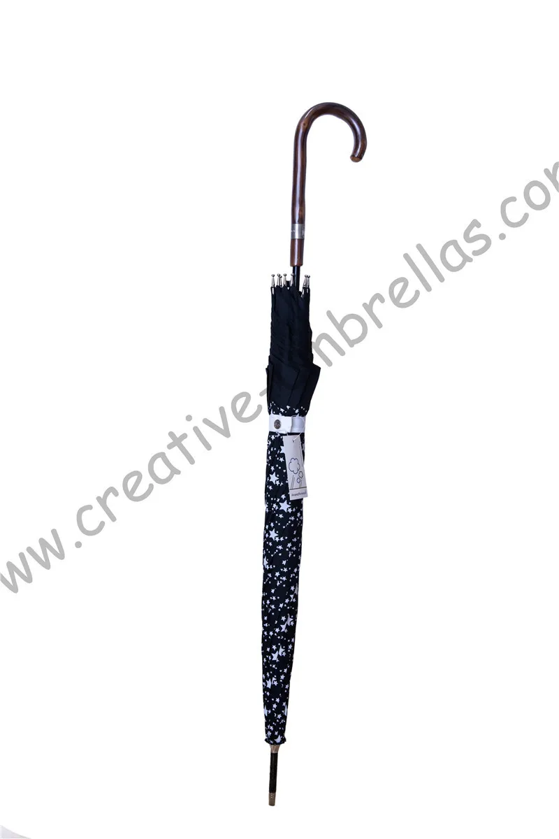 Зонты Ротанговые прямые 3 шт./лот с принтом звезд эпонж 210T автоматически